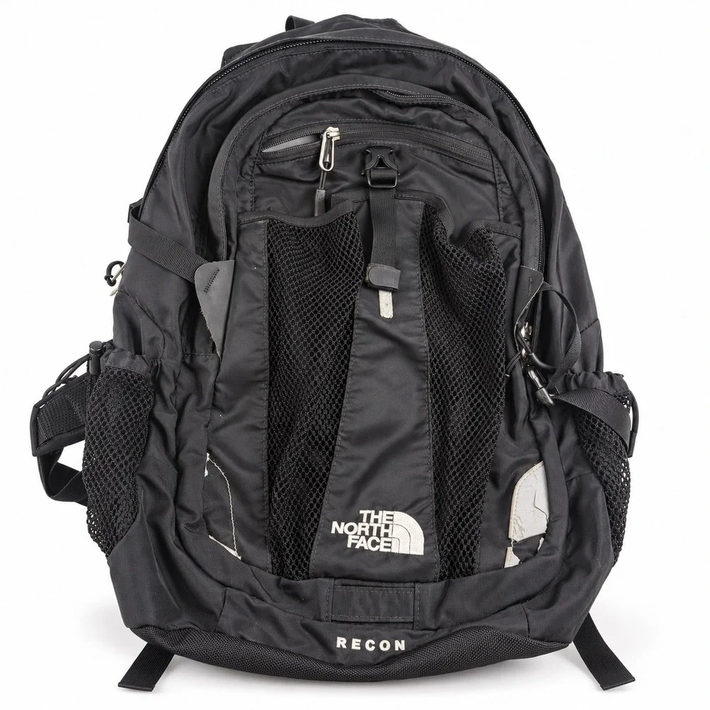 The North Face Recon Black Laptop Bag Hiking Daypack Backpack Unisex